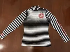 ★お値下げ★　PEARLYGATES ストライプ タートルネックシャツ