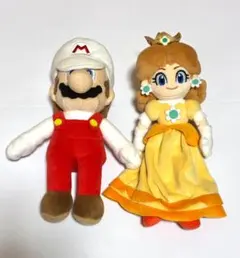 スーパーマリオ ぬいぐるみ マリオ デイジー 2体セット