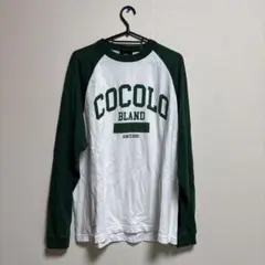 値下げ！COCOLO ラグランスリーブ 長袖カットソー Mのサムネイル