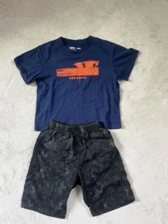 ユニクロ　ポケットモンスター　リザードン半袖Tシャツ　短パン　100cm