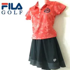 【美品！Mサイズ！インナー1体！】FILA GOLFセットアップゴルフウェア！