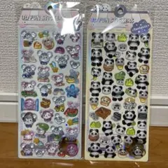 ぷくぷくシール 3D立体　ボンボンドロップシール　手帳シール 2枚入りセット