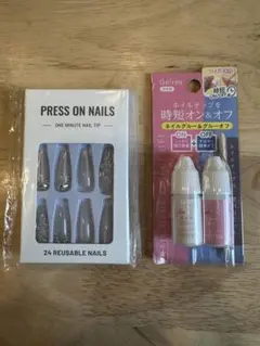 ★新品未使用★美品★COLORBIRD ネイルチップ 付け爪 ネイルグルーオフ付