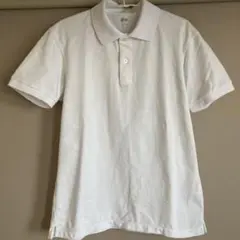 【UNIQLO】白ポロシャツ 半袖 Mサイズ