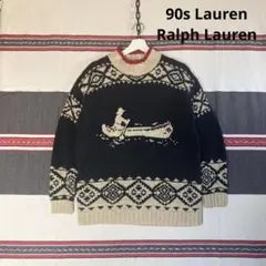 HAND KNIT 90s LAUREN RALPH LAUREN ハンドニットのサムネイル