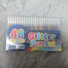 グリッターペンセット 48色
