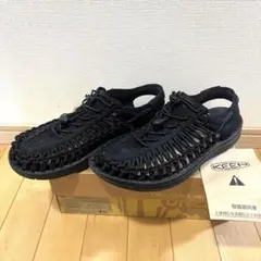 KEEN UNEEK PLT 新品未使用 厚底 サンダル ブラック 27cm - メルカリ