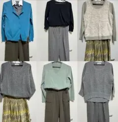 レディース　秋冬　きれいめコーデ　オフィスカジュアル　まとめ売り