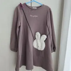 ウサギポケット付き　ワンピース(チュニック)　エニファム