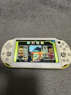 (ジャンク品)psvita PCH-2000 ライムグリーンホワイト