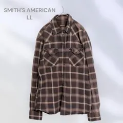 SMITH'S AMERICAN チェックシャツ　カジュアル　レトロ　アメリカンのサムネイル