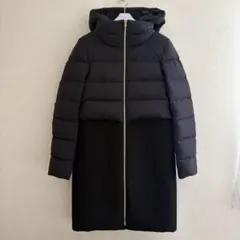 ヘルノ　HERNO ダウン　コート　コンビネーション　レディース　ブラック