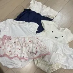 80サイズ　ロンパース　3枚セット