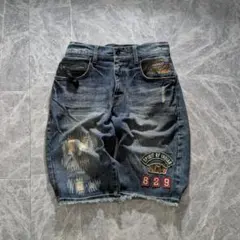 archive grunge wide jorts buggy y2k ヒゲのサムネイル