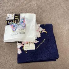 HANAÉ MORI & PIERRE BALMAIN ハンカチ　２枚セット