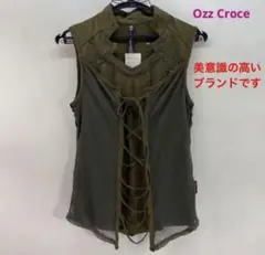 ☆ 未使用 タグ付きOzz Croceオッズクローチェ ノースリーブカットソー
