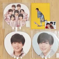 なにわ男子　長尾謙杜　公式団扇　クリアファイルセット