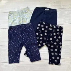 保育園用に☆100cm 7部丈レギンス　4点セット