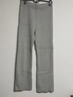 FREAK'S STORE リブフレアニットパンツ