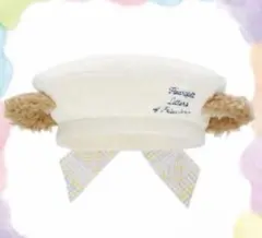 【美品】ディズニーシー ダッフィーフレンズ20周年記念ベレー帽 フレンドシップのサムネイル