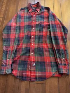 90s ラルフローレン チェックシャツ