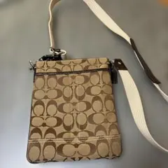 COACH モノグラム柄 ショルダーバッグ