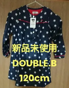 新品 MIKI HOUSE DOUBLE.B チュニック ワンピース 120
