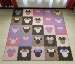 ミニーマウス ジョイントマット カラフル