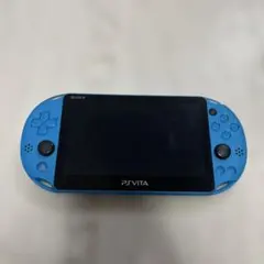 PS Vita 本体 青 アクアブルー 16GBメモリーカード付き