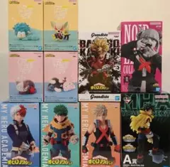 僕のヒーローアカデミア 新作 フィギュア FluffyPuffy 一番くじ 他
