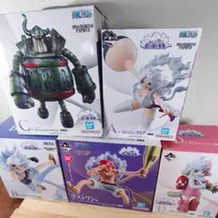 ワンピース 一番くじ フィギュア マルコ ラッキールウ ボニー ギア4