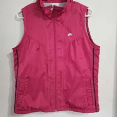 ellesse エレッセ ベスト ピンク　美品　Mのサムネイル