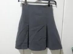 An MILLE 後ろリボン ハイウエスト ミニスカート アンミール グレーのサムネイル