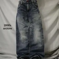 パンツ 2000's archive grunge super baggy denim 2000's archive grunge super baggy denim - メルカリ