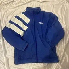 80s EURO ADIDAS 裏地スウェット ナイロンジャケット ストリート