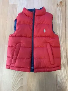 Ralph Lauren レッドxネイビー リバーシブル中綿ベスト