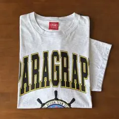 Paragraph パラグラフ アーチシップロゴ 半袖Tシャツ グレー Fサイズ
