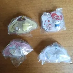 サンリオパッケージチャーム ポムポム・キティ・シナモロール・マイメロ４個セット