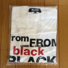 ★未開封！ブラックコムデギャルソン メッセージ 半袖TシャツMサイズ★のサムネイル