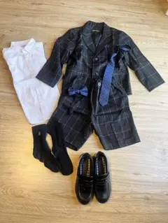 devrock チェック柄スーツ 120cm