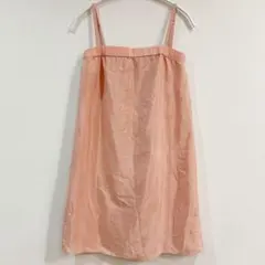 ピンク ストラップ付き　キャミソール　肩紐調節可能　インナー