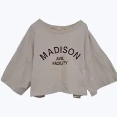 エムズエキサイト バックレースアップ ロゴ クロップドTシャツ ビッグシルエットのサムネイル