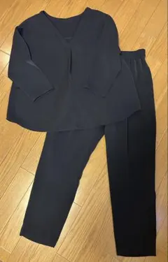 美品）SLOBE IENA ネイビー パンツ セットアップ スーツ　セレモニー