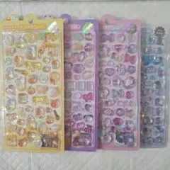 正規品　ボンボンドロップシール　はちみつ　にーはお　しまえな　ゆにこん　4枚