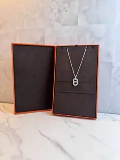 最新作☆HERMES エルメスシェーヌダン クルアレアリネックレス GM 