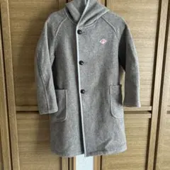 お値下げ　DANTON フード付きウールコート グレー