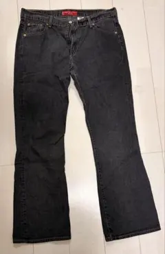 Levi’s 515ブーツカット ブラックデニム ストレッチ メキシコ製