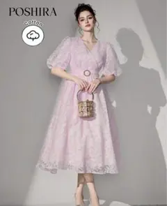 ピンク　パーティードレス