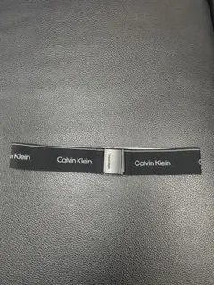 ⭐️美品⭐️ Calvin Klein ベルト ロゴ入り ウェブベルト ブラックのサムネイル