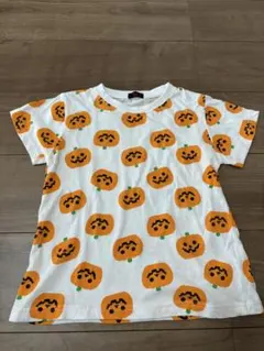 ハロウィン パンプキン 総柄 Tシャツ